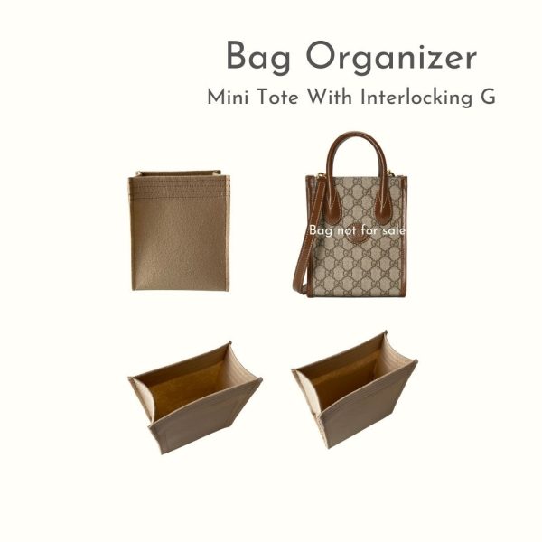 Bag Organizer-GG-Interlocking-mini-tote - Image 2