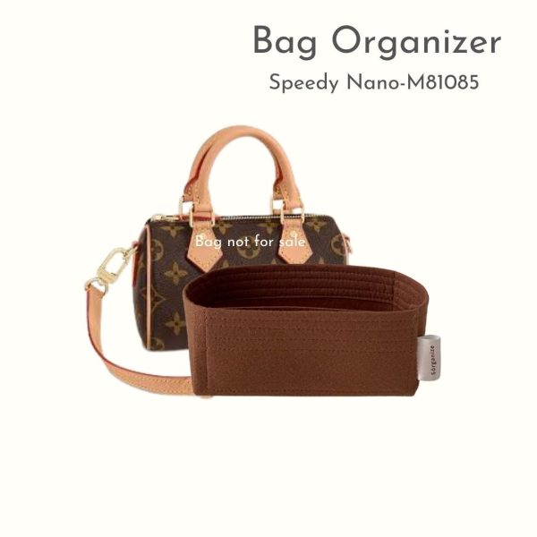 Bag Organizer-LV-Speedy-nano-M81085 (Monogram)