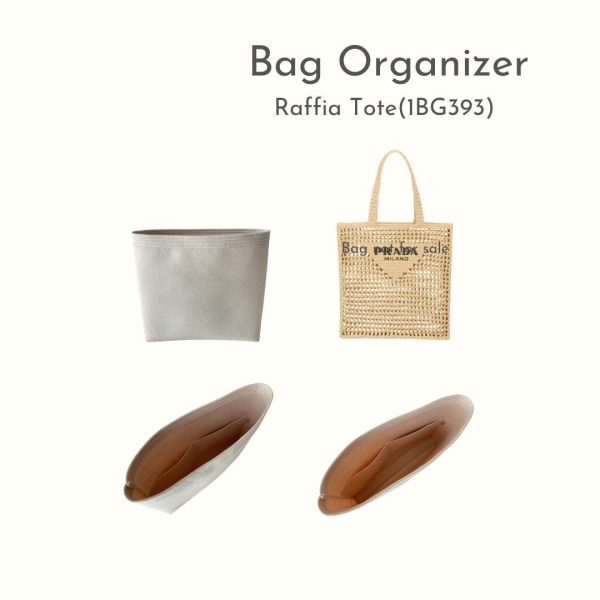 Bag Organizer-Pra-Raffia-Tote-1BG393 - Image 2