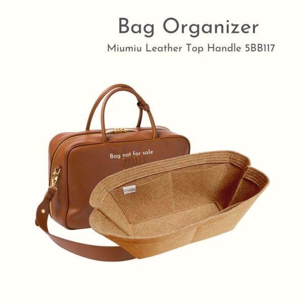 Bag Organizer-Miu-Leather-Top-Handle-5BB117