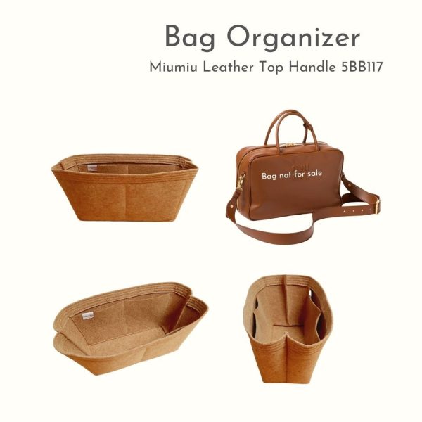 Bag Organizer-Miu-Leather-Top-Handle-5BB117 - Image 2