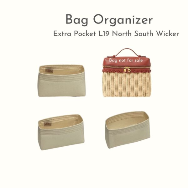 Bag Organizer-Loro-Extra-L19-North South-Wicker - Image 2